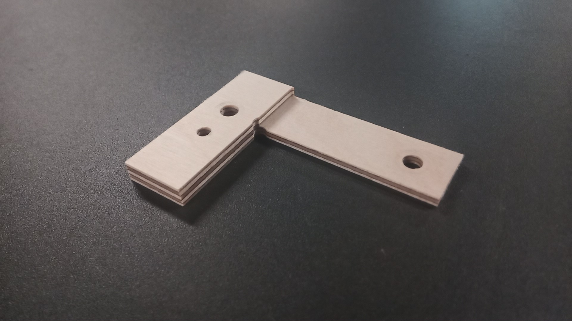 Plywood test sample